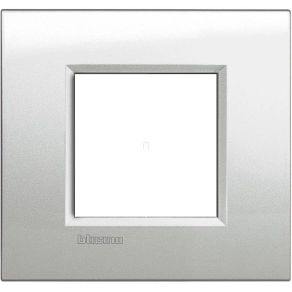   BTICINO Livinglight keret 2M szögletes GL ezüst holdfény LNA4802GL