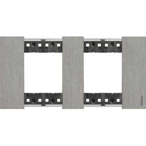 BTICINO LivingNow keret STEEL 2+2 modul KA4802M2ZG
