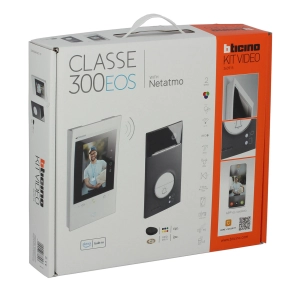   Legrand Bticino (BUS/SCS) Professional videó kaputelefon szett-Classe 300EOS fehér beltéri, Linea 3000 kaputábla, Wi-Fi, proximity - 363915