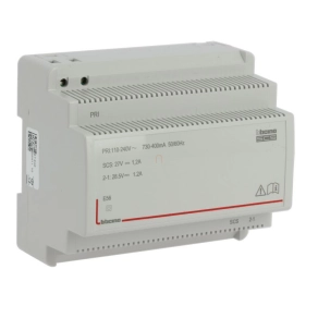 BTICINO E56 Tápegység (BUS/SCS) 27VDC, 1,2A, 6 DIN modul