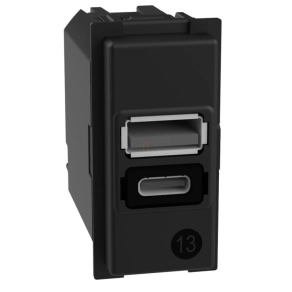 BTICINO LivingNow USB A+C töltőaljzat K4191AC
