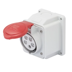  Gewiss Ipari csatlakozó DAFB-164 5P 16A IP44 400V beépíthető aljzat, döntött GW62409