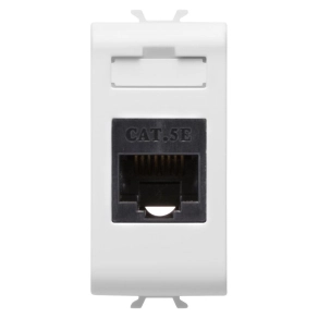   Gewiss Chorus UTP aljzat fényes fehér 1xRJ45 Cat5e, 1 modulos GW10421