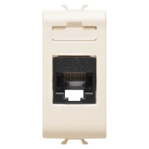   Chorus elefántcsont 1xRJ45 Cat6 UTP aljzat, 1 modulos GW11423 Gewiss
