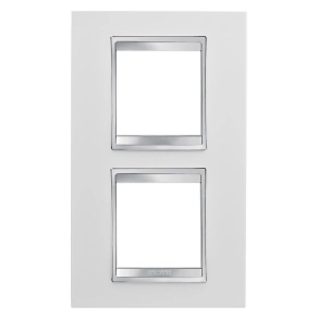   Gewiss Chorus LUX fehér 2-es függőleges keret (2+2 modul) GW16224TB
