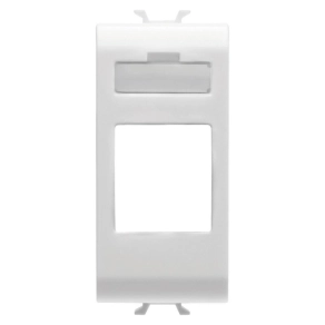   Gewiss Chorus adatkábel csatlakozó adapter fényes fehér, AMP/Keystone jack 1 modulos GW10431