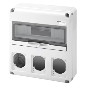   Gewiss kombinált ipari elosztódoboz fekete, 14 mod.+ 3x16/32A férőhely IP65 68005N