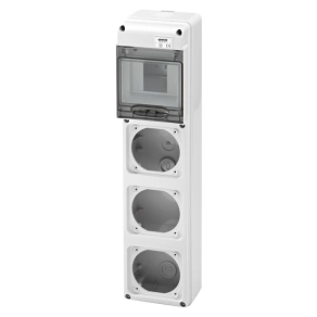   Gewiss ipari elosztó IP65 68001N 5 modul 3x16A dugalj férőhely