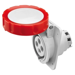   Gewiss Beépíthető dugalj 32A 4P IP67 400V 95x80mm GW62242H