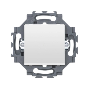   Gewiss Dahlia fehér (101) Egypólusú kapcsoló jelzőfényes, rugós GW35002W