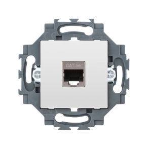   Gewiss Dahlia fehér 1xRJ45 Cat5E FTP aljzat (szerszám nélküli szerelés) GW35272W