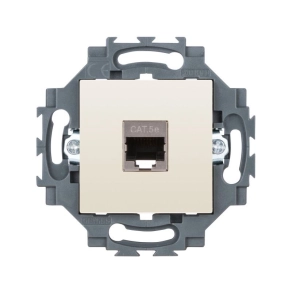   Gewiss Dahlia elefántcsont 1xRJ45 Cat5E FTP aljzat (szerszám nélküli szerelés) GW35272Y