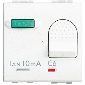Bticino Light áramvédő kapcsoló 10A 2 modulos N4305/10