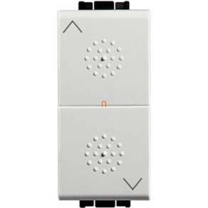 BTICINO Light N4037 dupla nyomógomb 1 pólusú, reteszelt