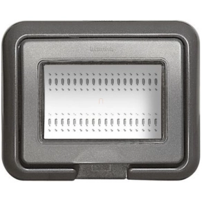   BTICINO Idrobox 3M védett fedél, Living sötétszürke, 24603L