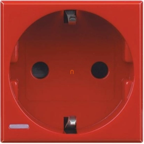 BTICINO Axolute 2P+F dugalj 2 modul gyv 10/16A piros H4141R