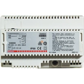 BTICINO 346000 Tápegység 230 V a.c. 2 vez. rendszerhez