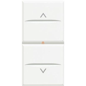 Axolute dupla nyomógomb 1 mod, fehér, reteszelt HD4037