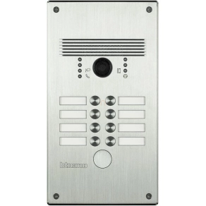   BTICINO 308002 Monobloc vandálbiztos nyomógomb panel Aluminium (8 calls)