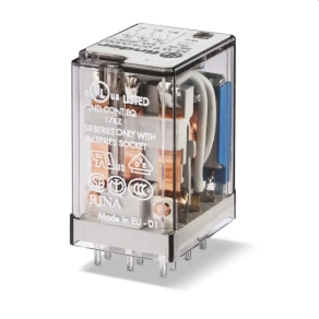   Finder 55.13.8.110.0000 relé 3CO(váltó) 10A 110V AC, NYÁK-ba építhető