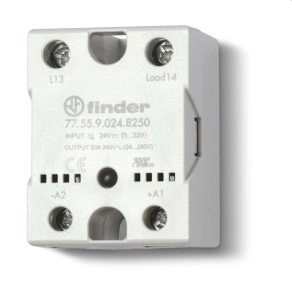 Finder 77.55.8.230.82.50 SSR relé, 50A/(24...240) VAC