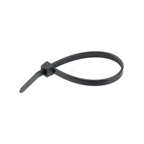 Kábelkötegelő fekete 370x7,6mm halogénmentes Intercable