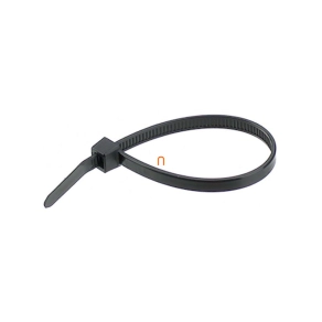 Kábelkötegelő fekete 390x4,8mm halogénmentes Intercable