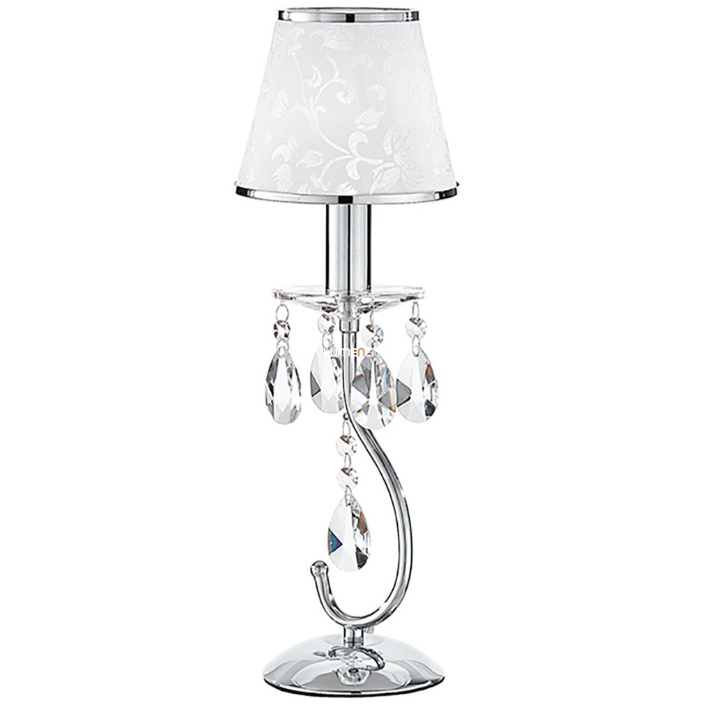 Klasszikus asztali lámpa kristály dekorral, 44 cm - Boeme Luce Design I-BOEME/L1, 1xE14 foglalattal
