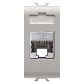   Chorus természetes bézs 1xRJ45 Cat5e FTP aljzat, 1 modulos GW13422 Gewiss