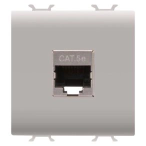   Chorus természetes bézs 1xRJ45 Cat5e FTP aljzat, 2 modulos GW13436 Gewiss