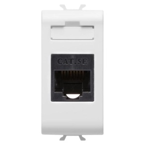   Chorus matt fehér 1xRJ45 Cat5e UTP aljzat, 1 modulos GW15421 Gewiss