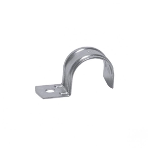   Celo 912F F Clip félköríves acélbilincs 12 mm átmérőhöz, 6,5 mm rögzítőfurattal, csavarozható kivitelben, acél kivitel, csavarozható szereléshez