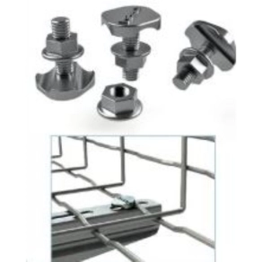   Basor CT BF rácsos kábeltálca rögzítő INOX 2/4923 Csavar+anya
