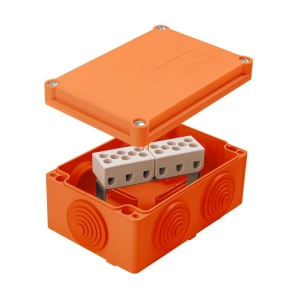   Tűzálló doboz 125x85x59mm 6P sorkapoccsal 4mm2/6 tag, E90, IP55, PO 125 6P/4 (400410) SEZ