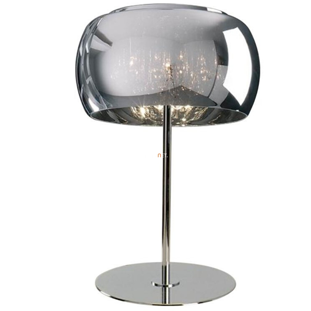Asztali lámpa, füstszínű üveg, 42 cm - Sphera Luxera 46053, 3xG9 foglalattal