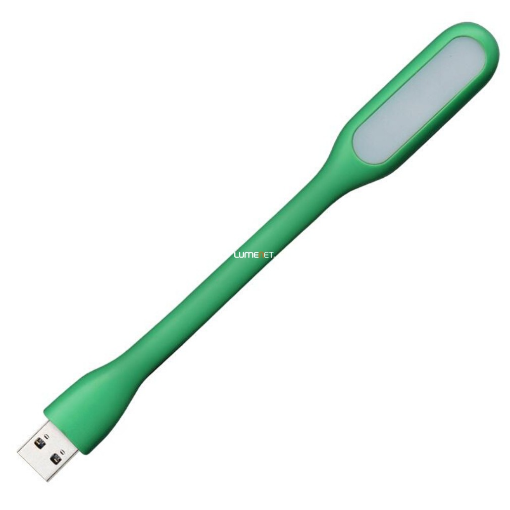Mini USB LED lámpa zöld színben - USB Light Prezent 1623, 4000K, 1,2 W