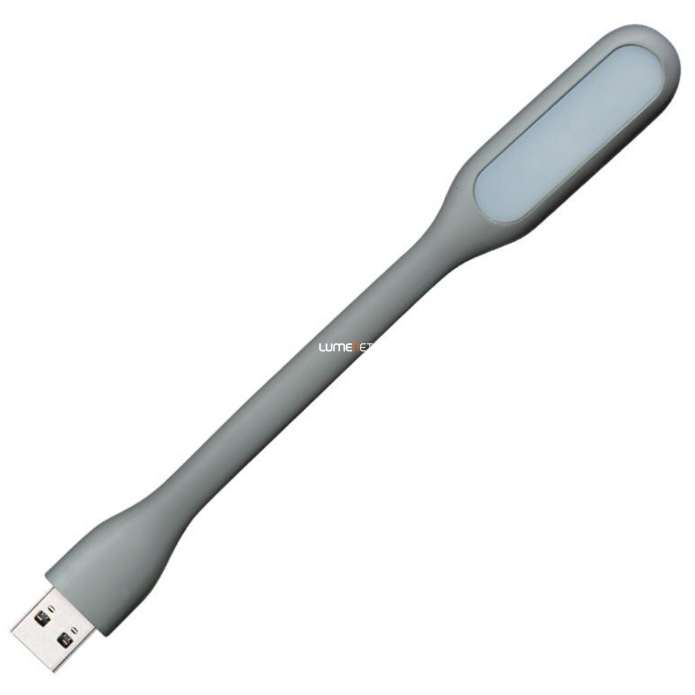 Mini USB LED lámpa szürke színben - USB Light Prezent 1629, 4000K, 1,2 W