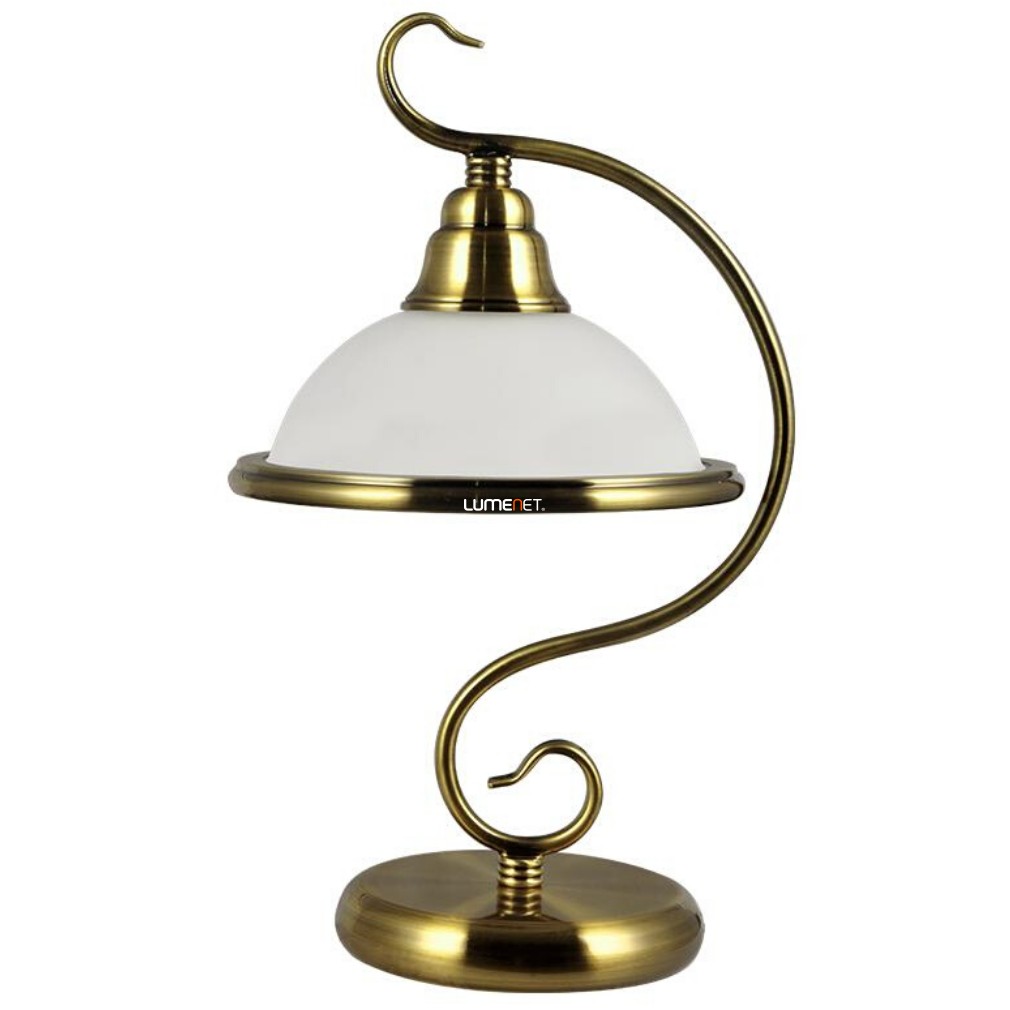 Klasszikus asztali lámpa, arany színű inda, 39 cm - Viola Prezent 75356, 1xE14 foglalattal