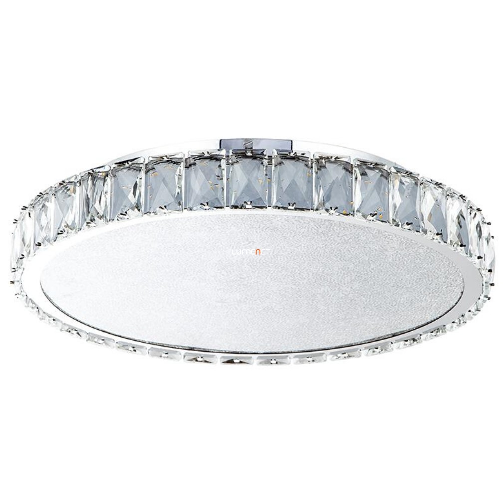 Mennyezeti kristály LED lámpa 30 W, melegfehér, króm - Giro Luxera 62407