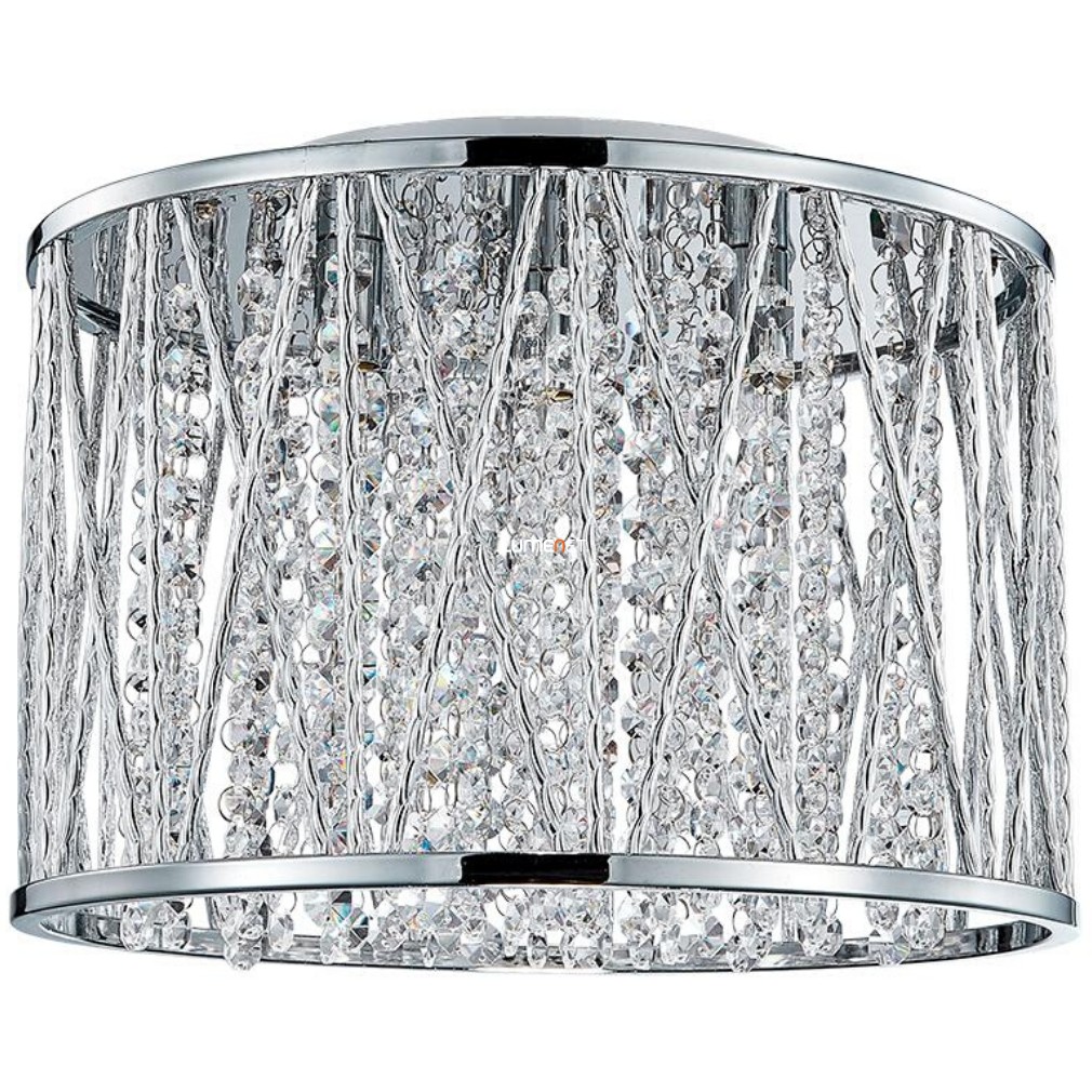 Glamour kristály csillár, króm pálcás nyitott búrával - Stixx Luxera 46062