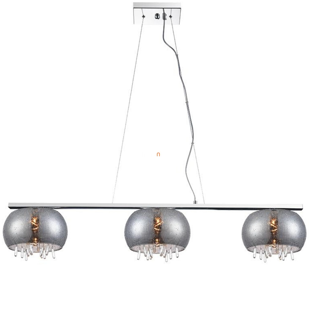 Kristály csillár üvegburában 3 foglalattal - Atmosphera Luxera 46092