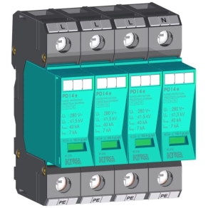   PO I eco 4 280V túlfeszültség levezető 7kA T1+T2 (B+C) 81.210 KIWA