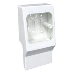   Készülékhordozó LP 80x25, 183x92x57 vezetékcsatornához fehér, PN 80X25 2Z HB Kopos