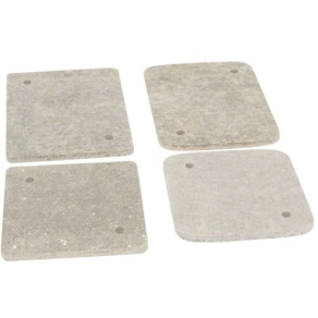   Kötődoboz hőszigetelő alátét lemez 80x104 lv.5mm, szögletes szürke, PI 80 2ZK XX Kopos