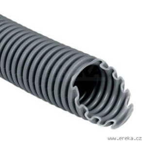   Gégecső lépésálló 25/100 szürke 750N (SGN) halogénmentes, 1225HFPP L100 Kopos