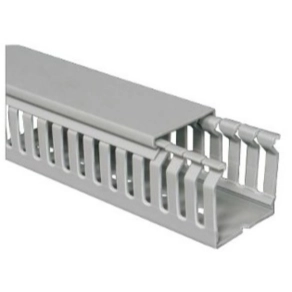   Perforált kábelcsatorna 100x60 sötétszürke, RK 100X60 LD Kopos (22 fm/köteg)