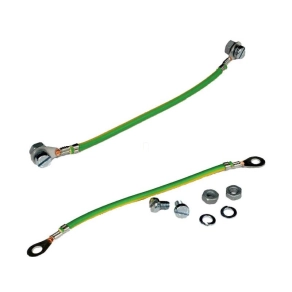   Árnyékoló kábelcsatorna földelő huzalja 1,5mm2 / L 110mm, csavarokkal, PLSK XX Kopos