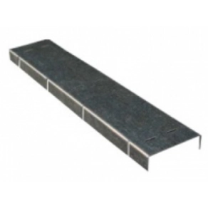   Kábeltálca fedél 90 fok süllyedő idomhoz 75x35mm Sendzimir, VKO 90X35X75 S Kopos