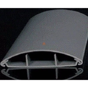   Taposó csatorna 50x11mm sötétszürke, LO 50 LD Kopos (2 fm/szál)