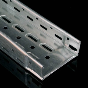   Kábeltálca 100x250x0,80 végződéssel E90 tüzihorganyzott, NKZI 100X250X0.80 F Kopos (2 fm/szál)